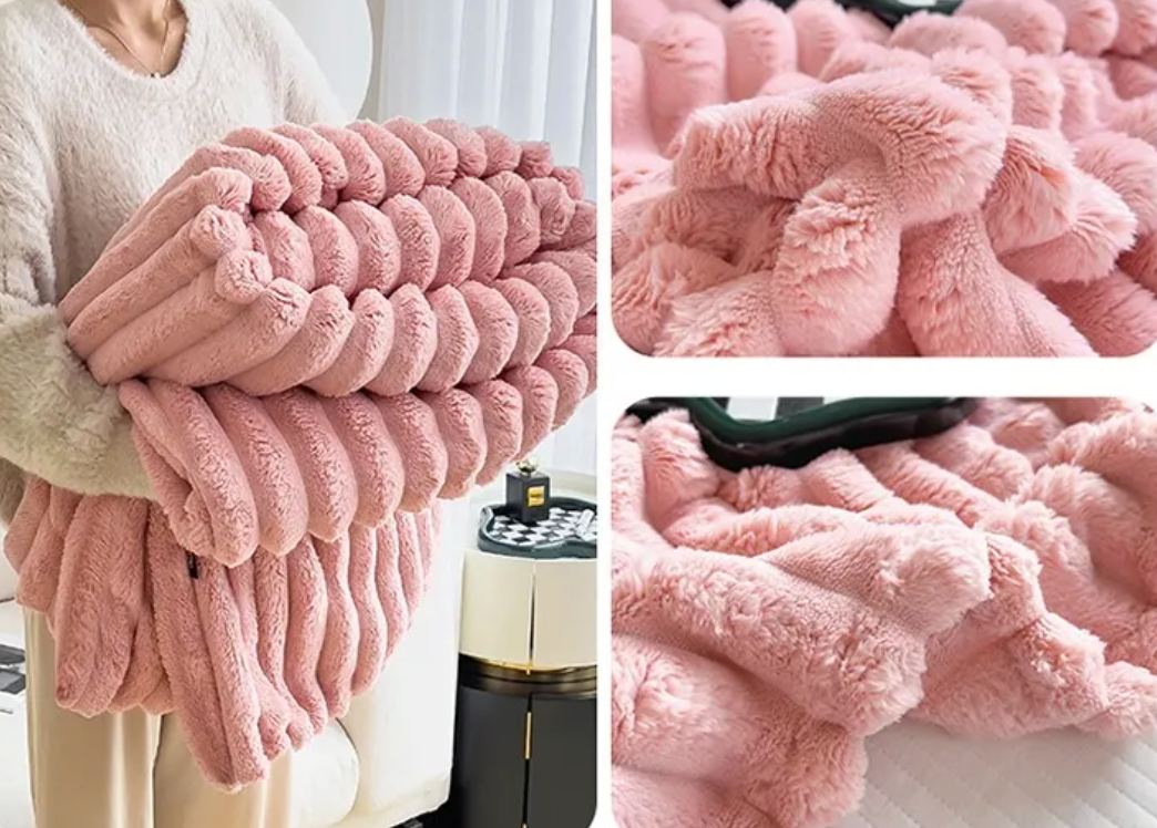 Luxe Velvet Bubble Blanket