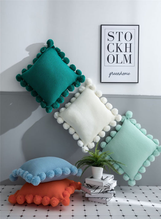 Pompom Pillowcase