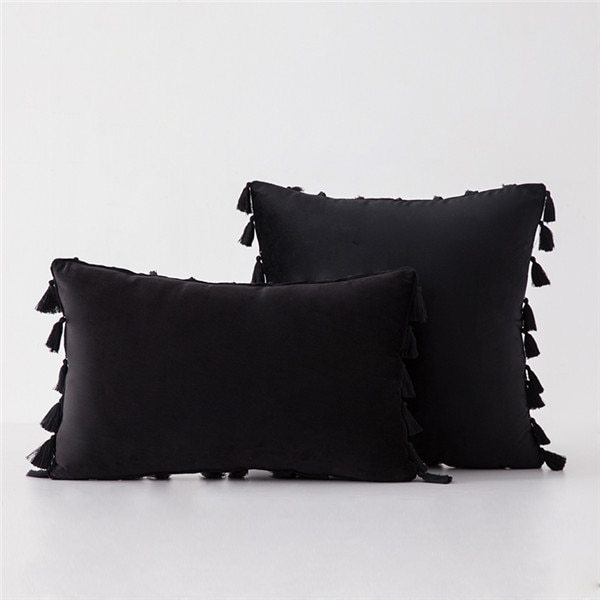 Velvet Tassel pillowcase