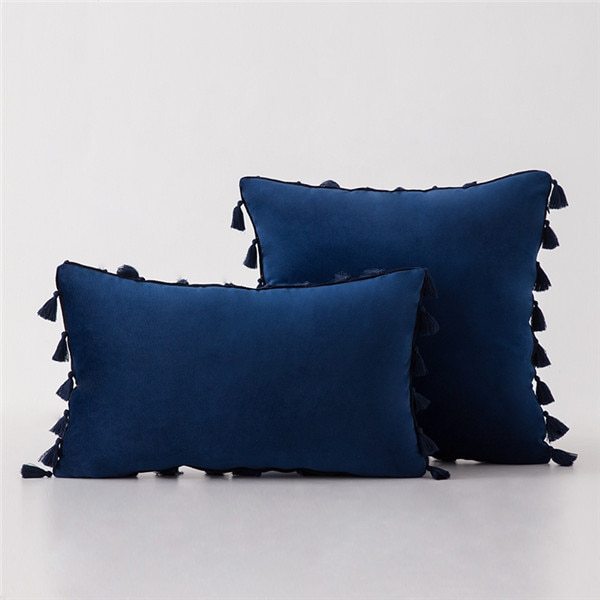 Velvet Tassel pillowcase