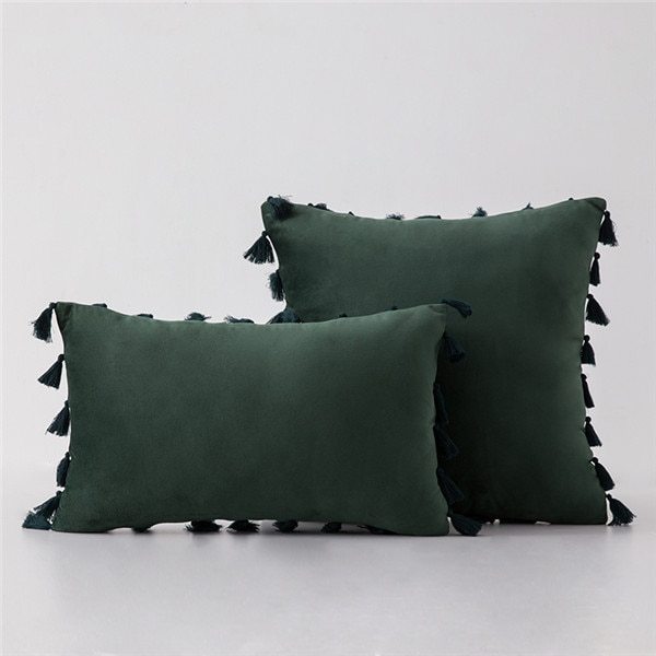 Velvet Tassel pillowcase