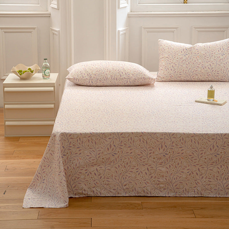 Comfort Flower Cotton Bed Sheet