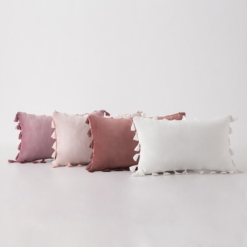 Velvet Tassel pillowcase