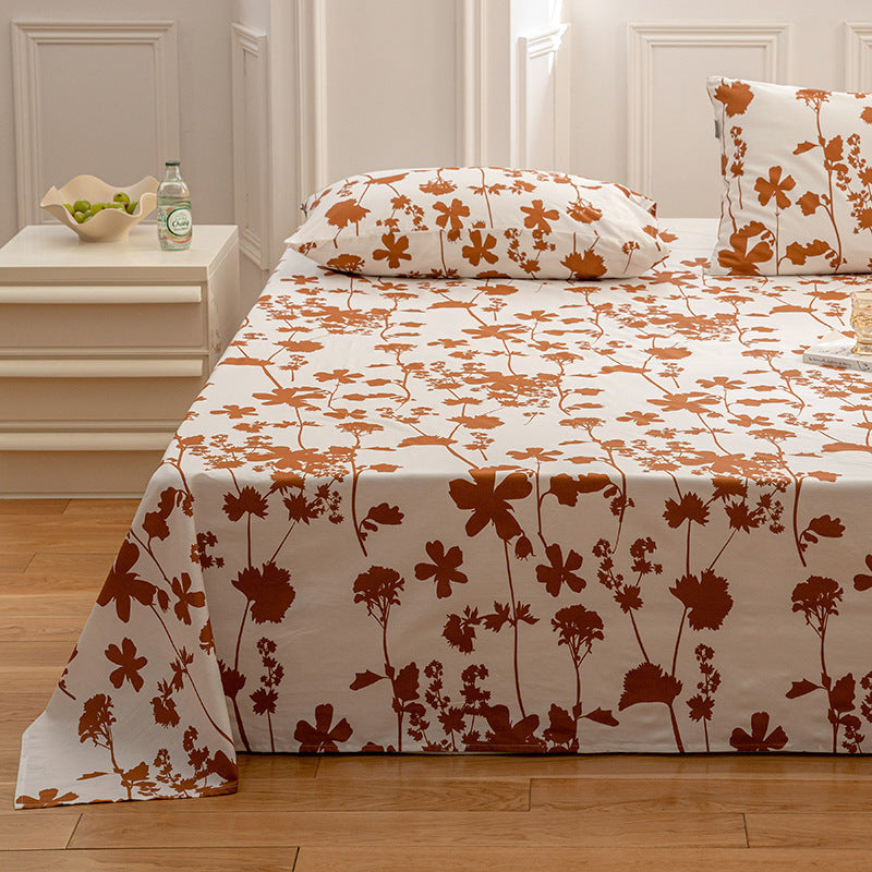 Comfort Flower Cotton Bed Sheet