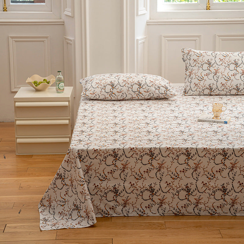 Comfort Flower Cotton Bed Sheet