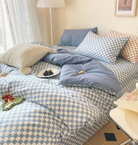 Checkerboard Retro Bedding Set