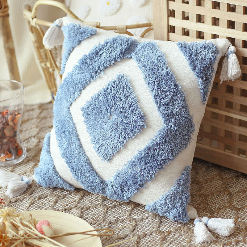 Bohemian Style Tassel Pillow