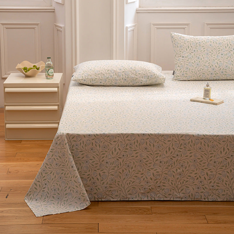 Comfort Flower Cotton Bed Sheet