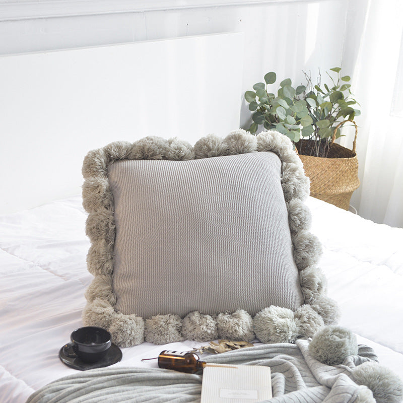 Pompom Pillowcase