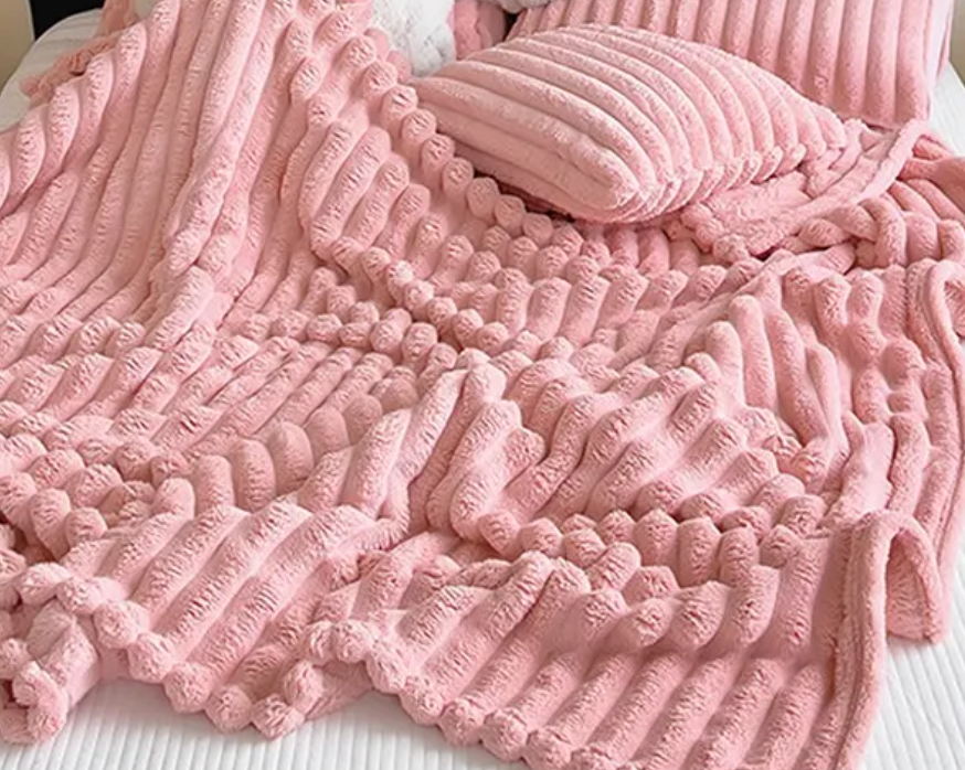 Luxe Velvet Bubble Blanket