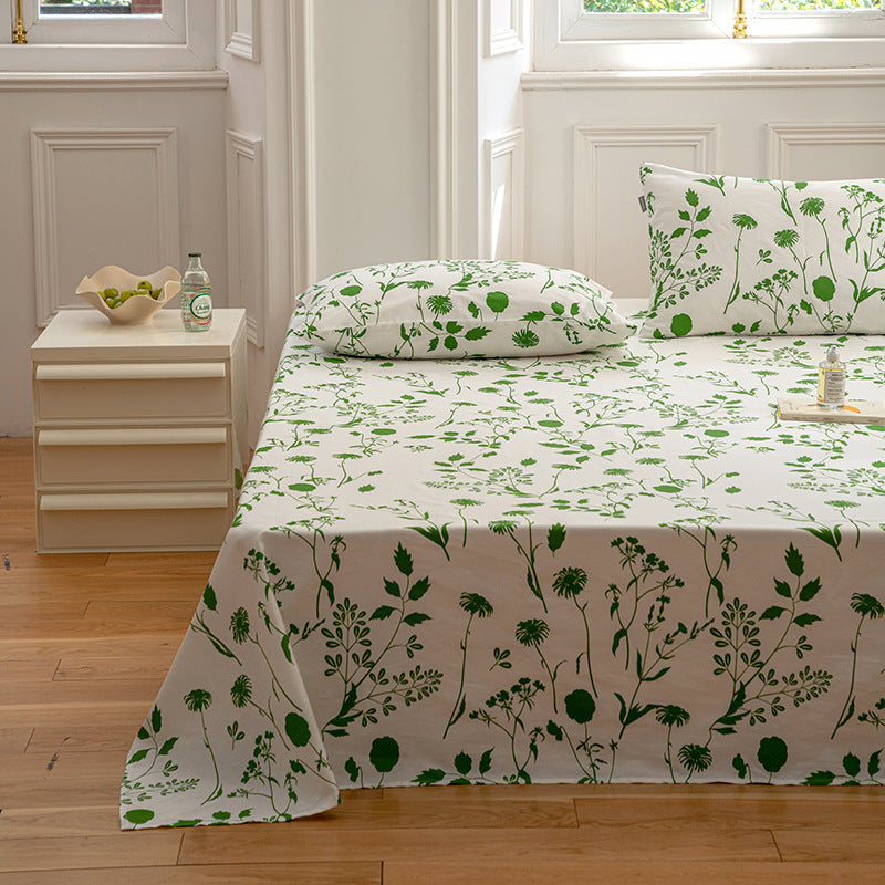 Comfort Flower Cotton Bed Sheet