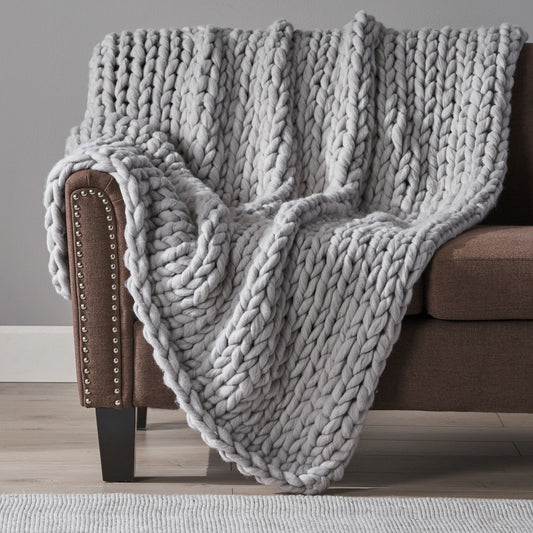 Chunky Knit Blanket