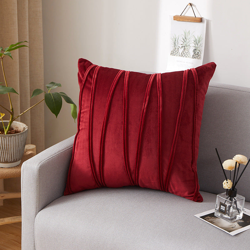 Luxe Velvet Pleated Pillowcase