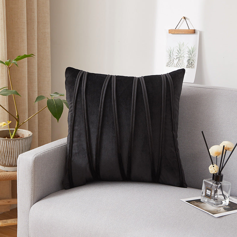 Luxe Velvet Pleated Pillowcase